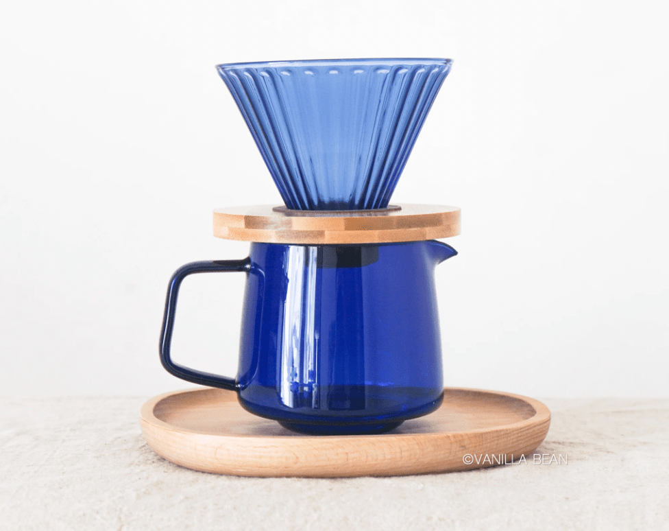  - Ever Lasting - Fluted Glass Pour Over Set - Homeware - Ever Lasting