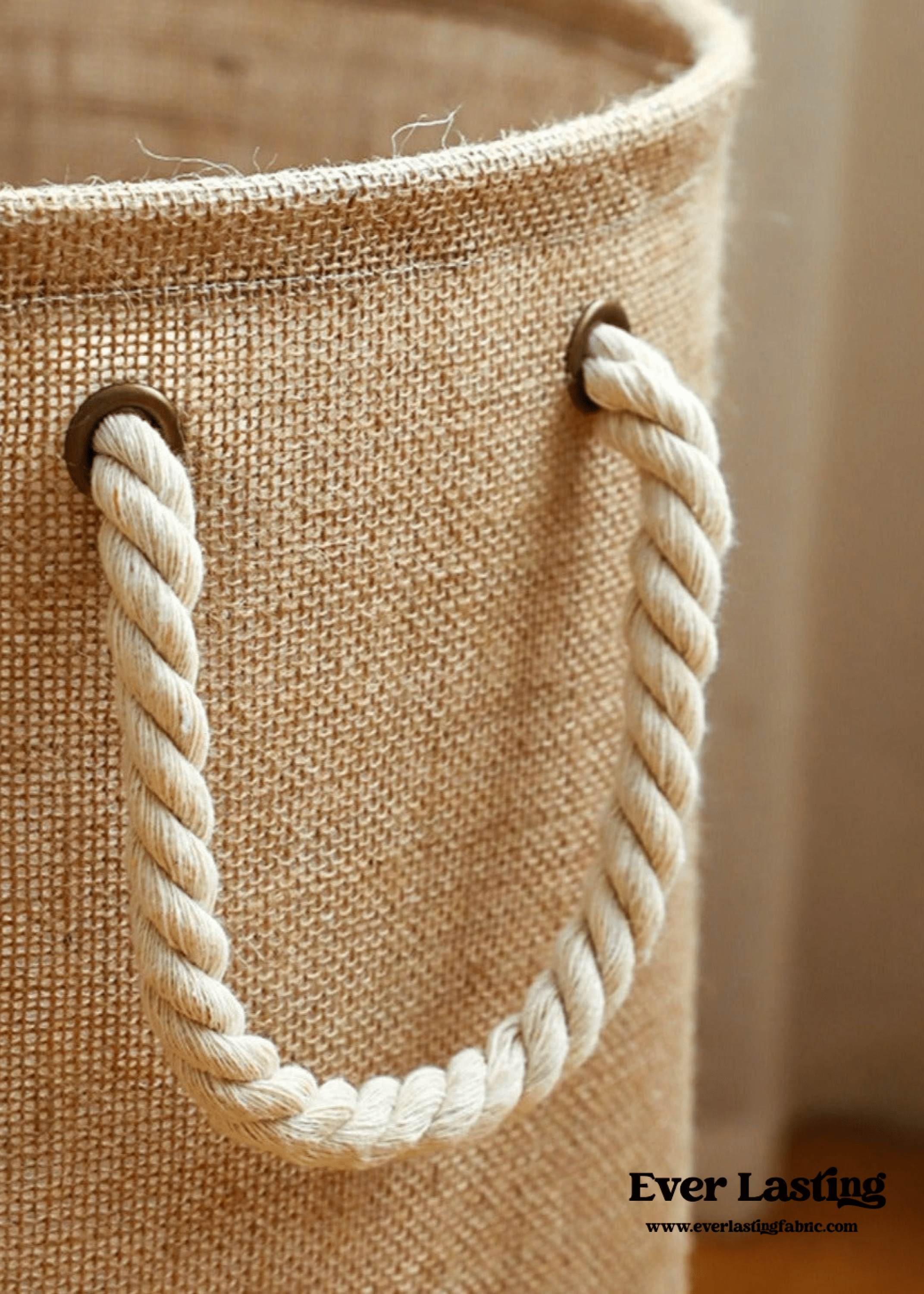  - Ever Lasting - Foldable Waterproof Linen Laundry Basket - Organizer - Ever Lasting