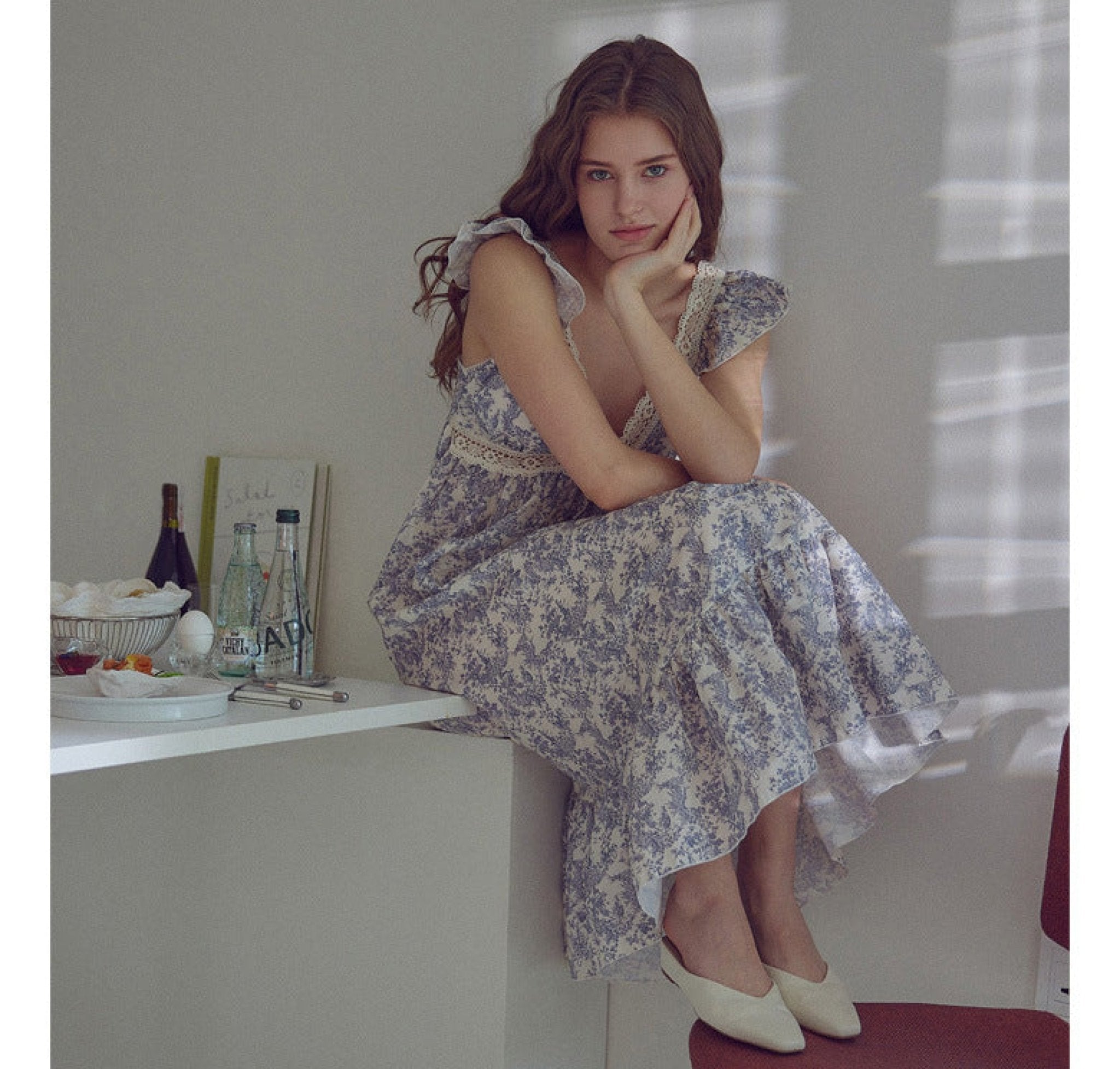 French Lace Ruffle Pajama Nightgown Dress - Ever Lasting