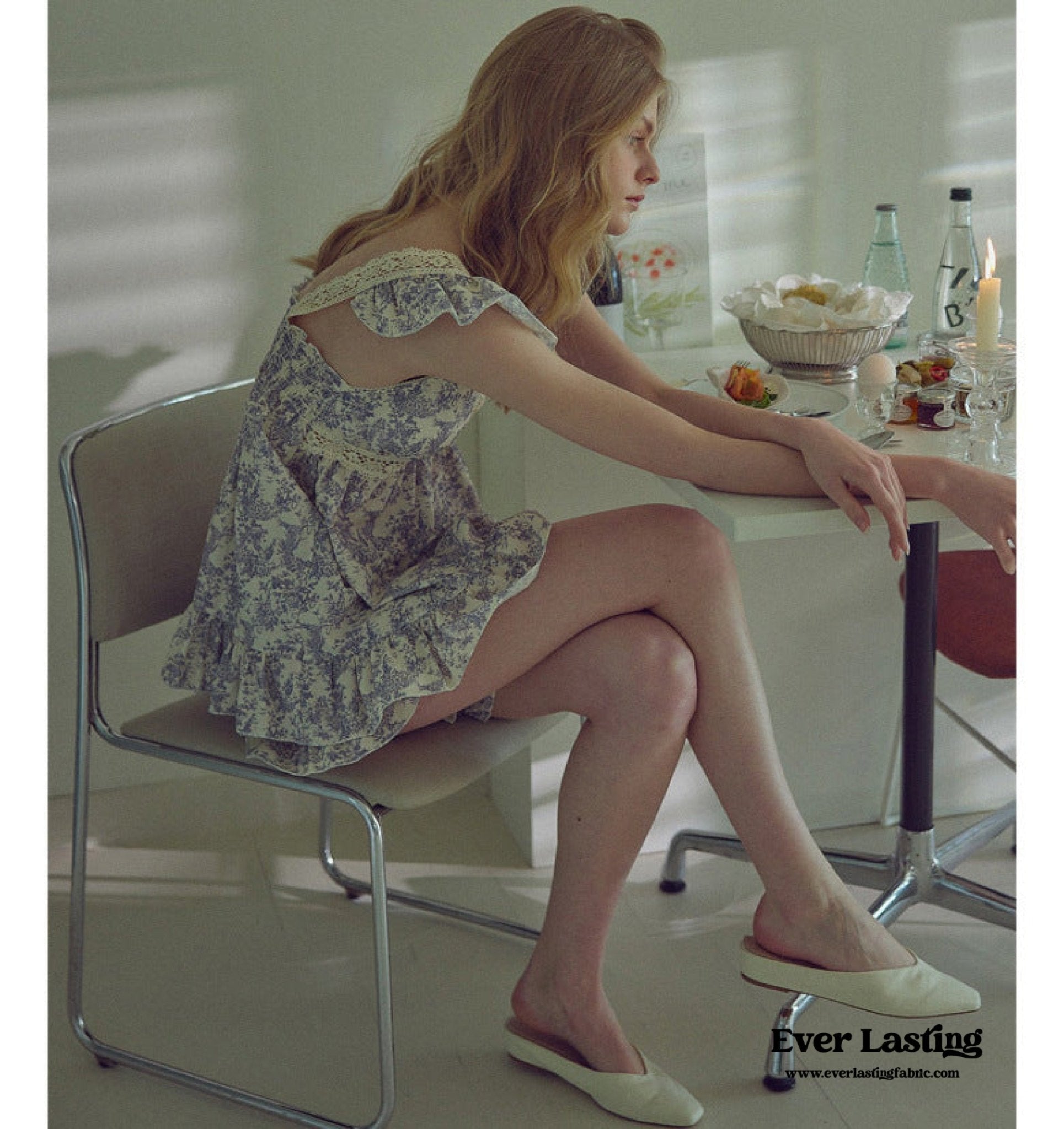 French Lace Ruffle Pajama Nightgown Dress - Ever Lasting