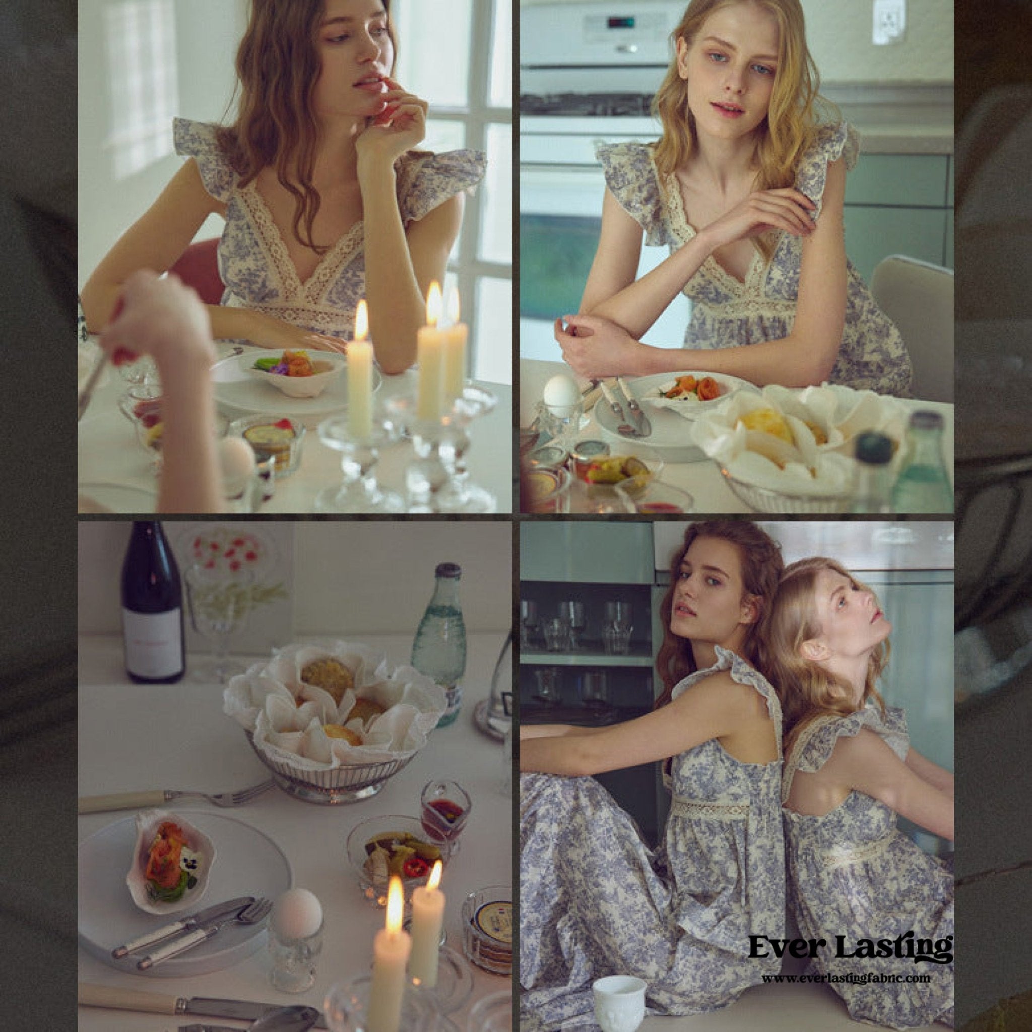 French Lace Ruffle Pajama Nightgown Dress - Ever Lasting