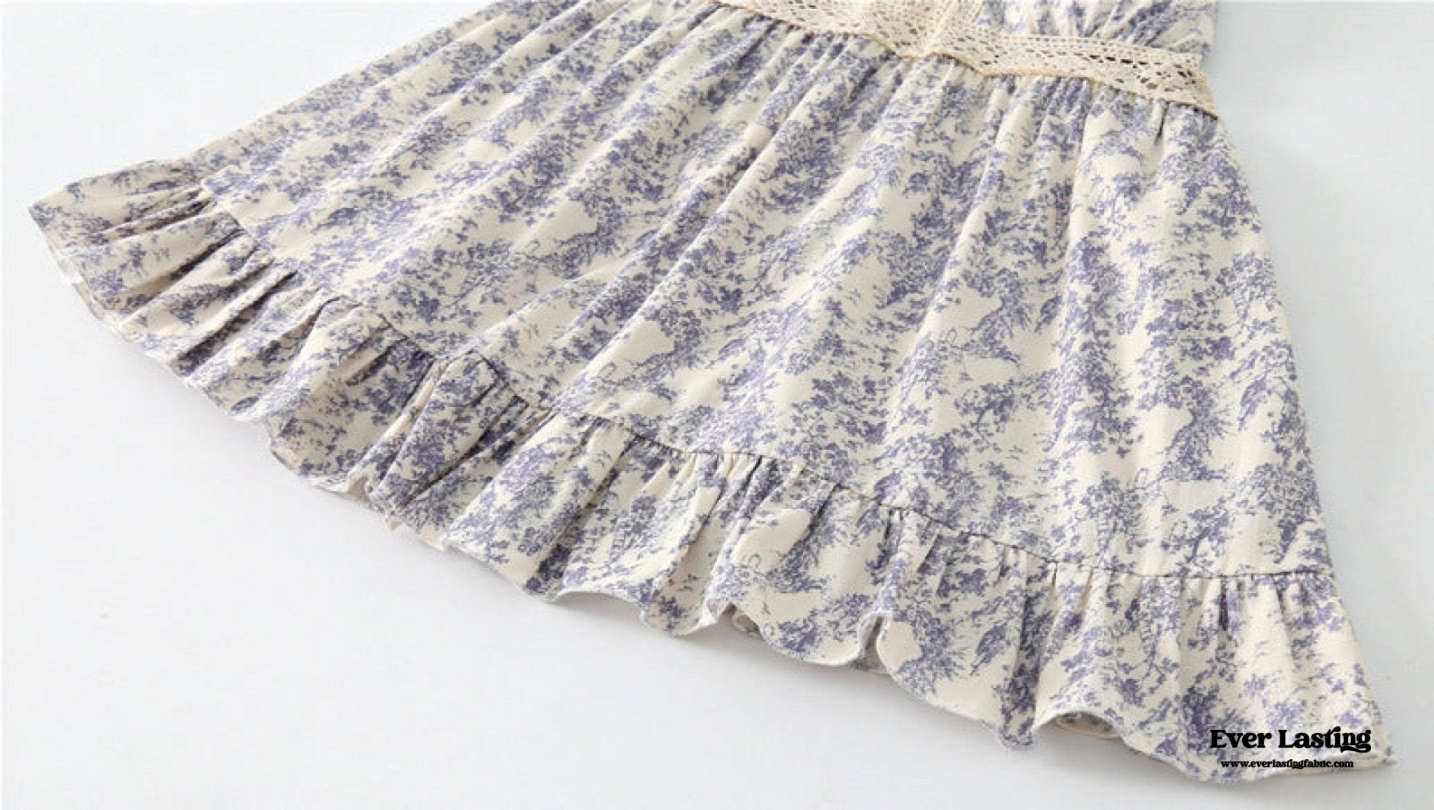 French Lace Ruffle Pajama Set - Ever Lasting