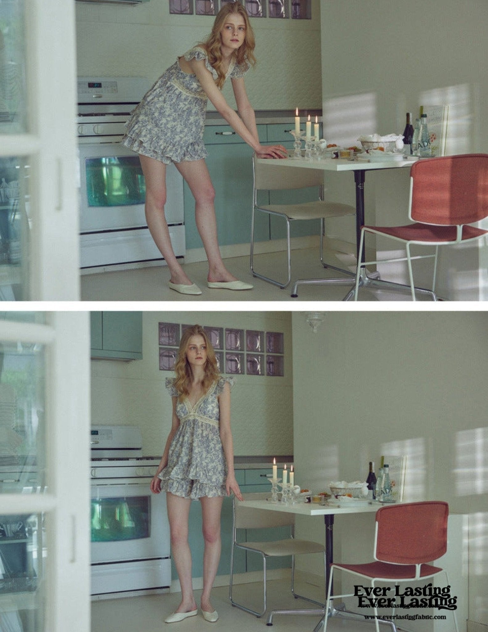 French Lace Ruffle Pajama Set - Ever Lasting