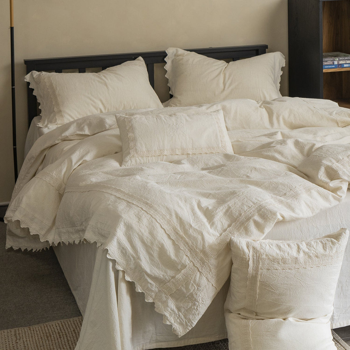 Luxury Natural French Farmhouse on sale Linen duvet