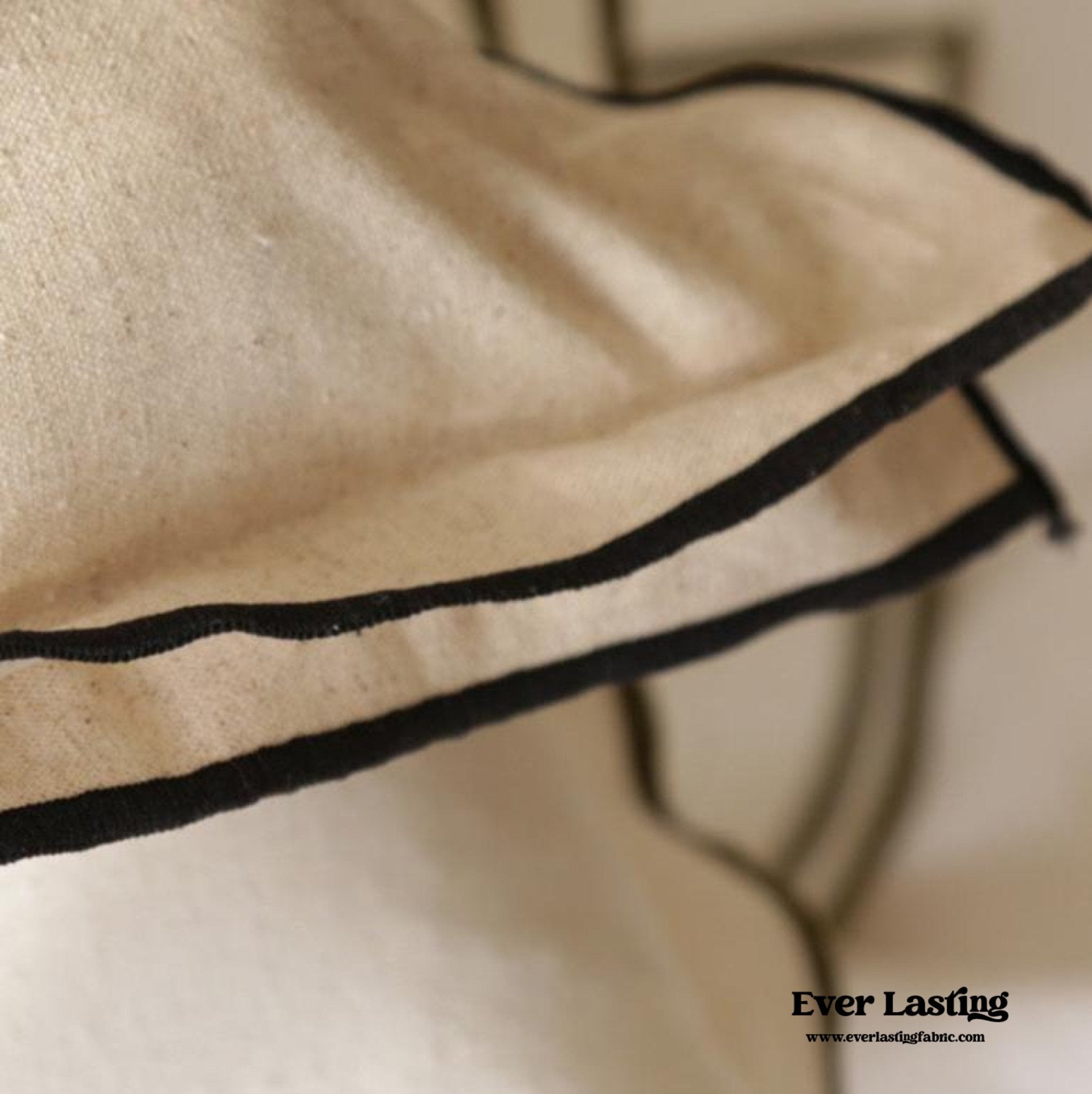 French Minimalist Ruffle Pillow / Cream - Ever Lasting