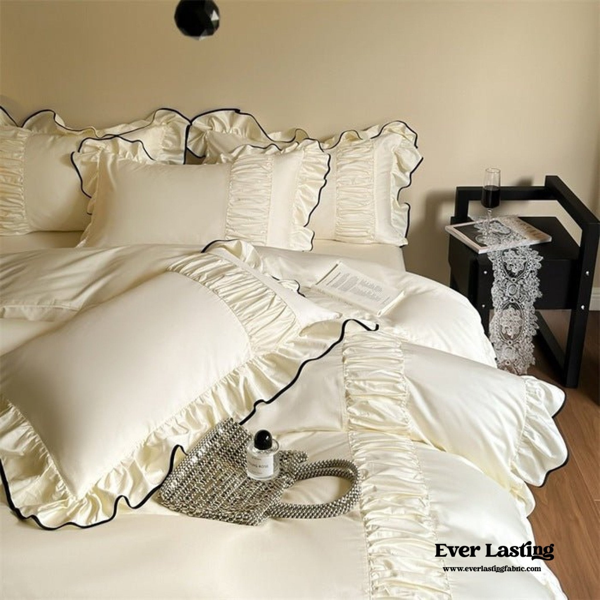 French Pleated Ruffle Bedding Bundle - Ever Lasting