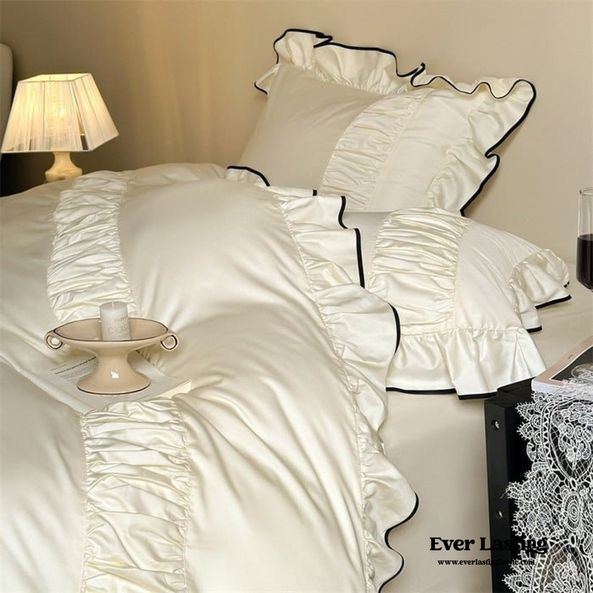 French Pleated Ruffle Bedding Bundle - Ever Lasting