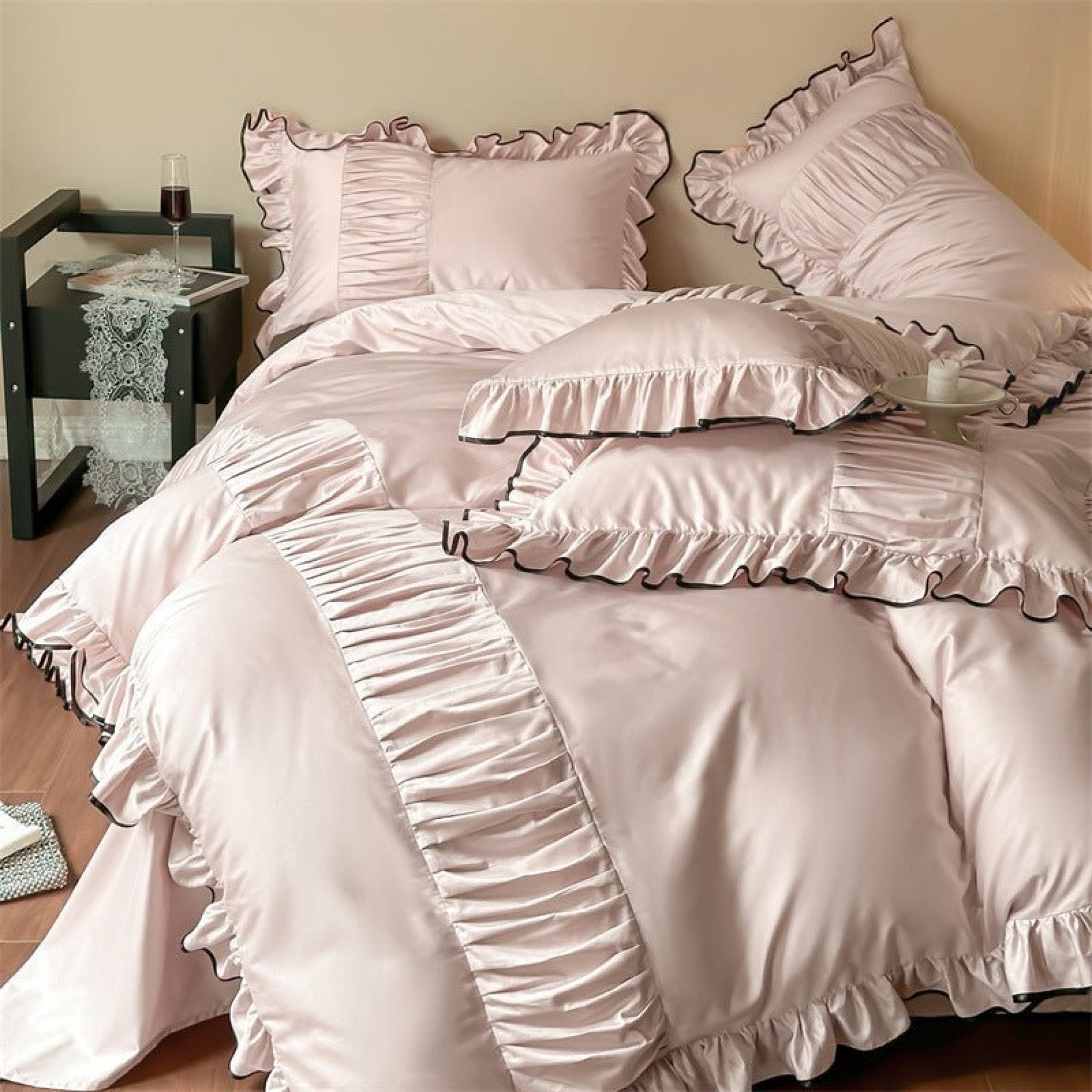French Pleated Ruffle Bedding Bundle - Ever Lasting