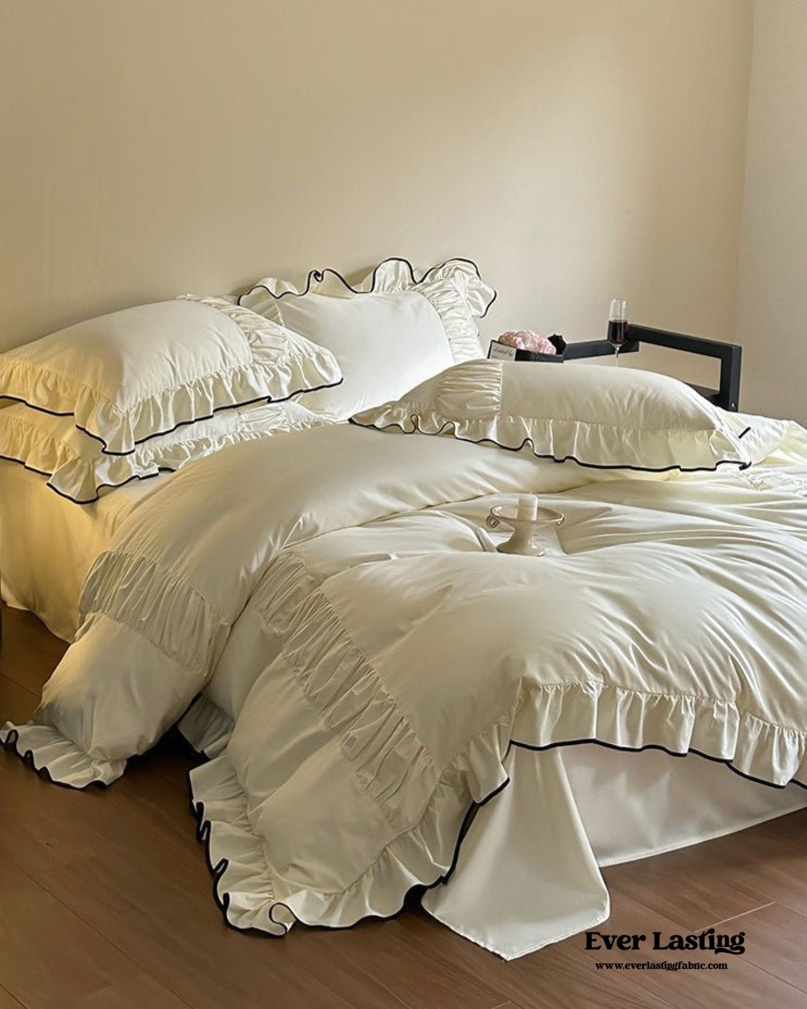 French Pleated Ruffle Bedding Bundle - Ever Lasting