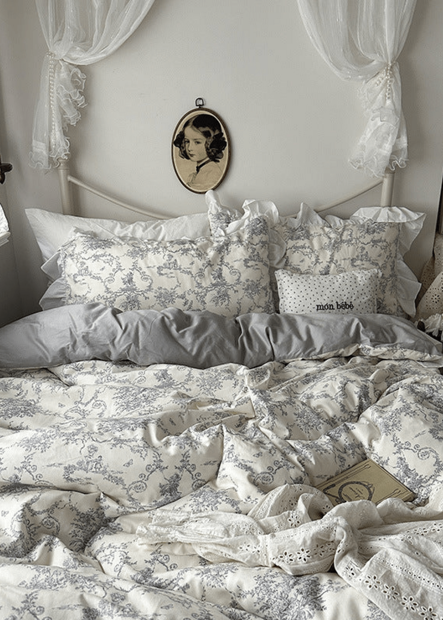 French Ruffle Floral Bedding Bundle - Ever Lasting