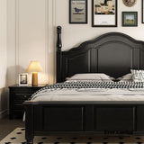 French Solid Wood White Bed Frame