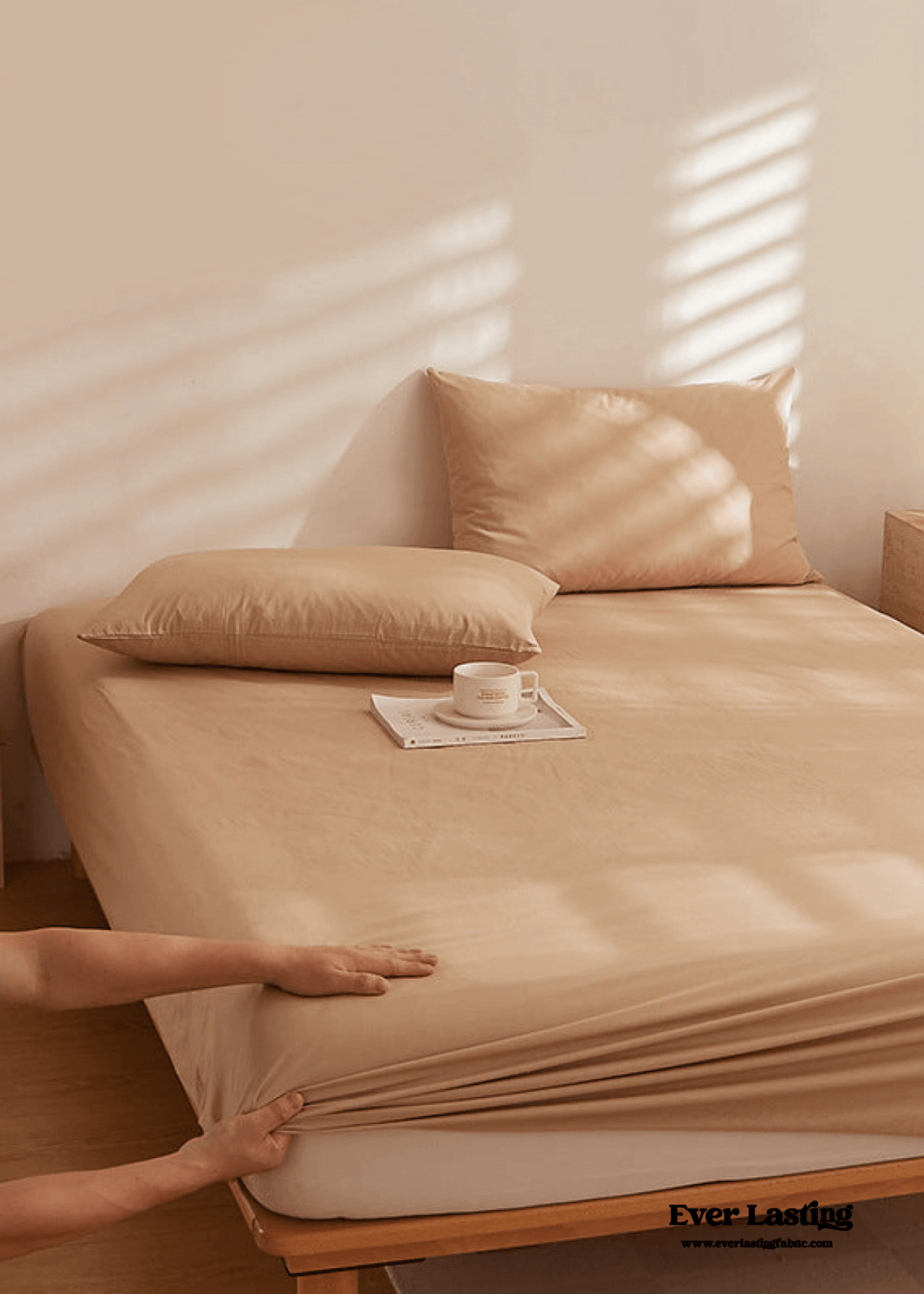 Fresh Plaid Washed Cotton Bed Sheet - Ever Lasting