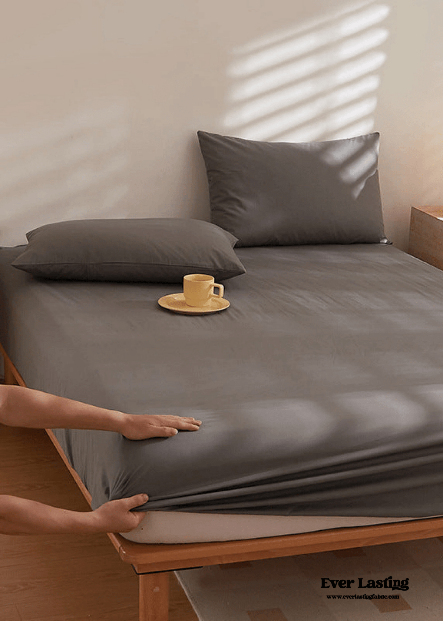 Fresh Plaid Washed Cotton Bed Sheet - Ever Lasting