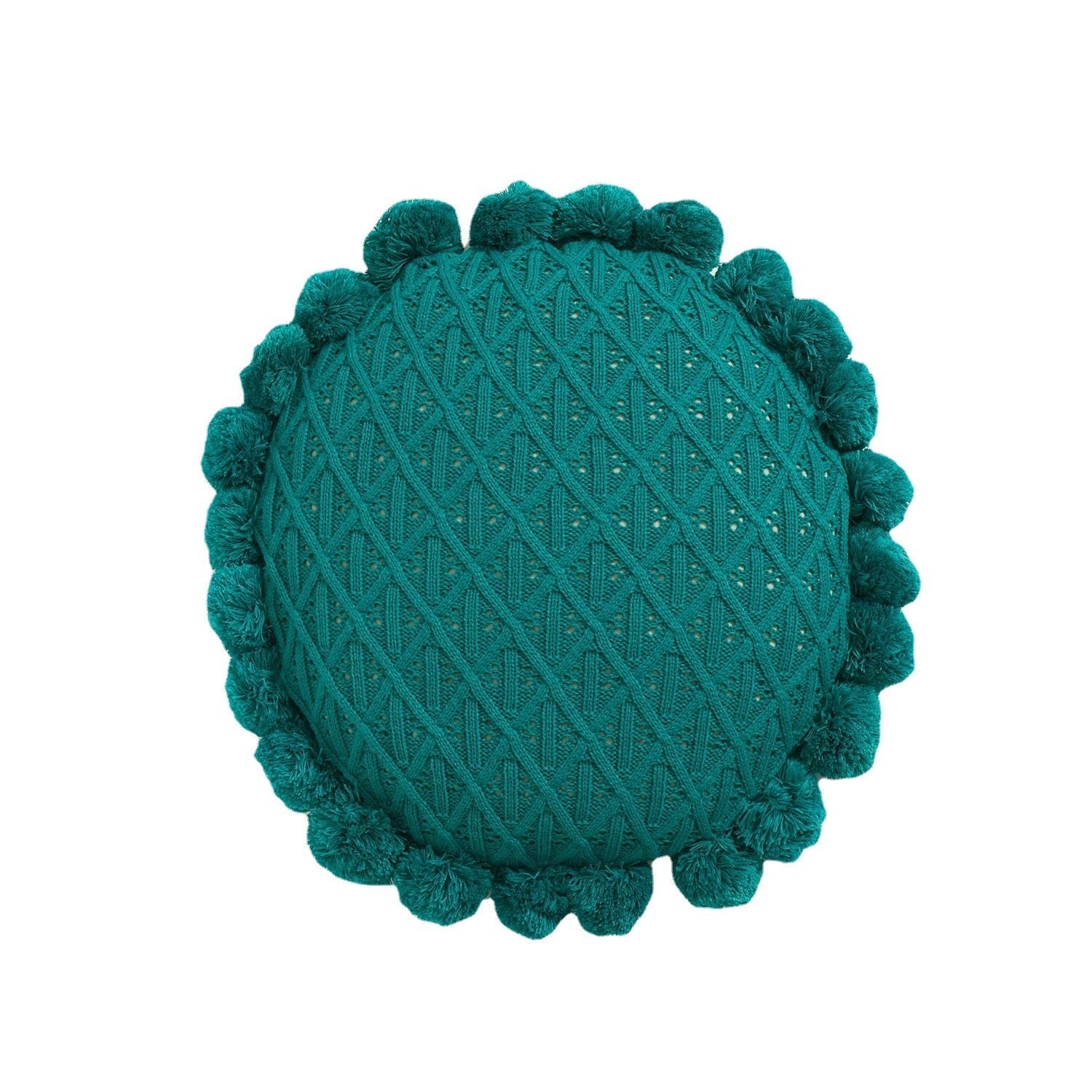  - Ever Lasting - Fuzzy Ball Round Pillow (7 Colors) - Pillow - Ever Lasting