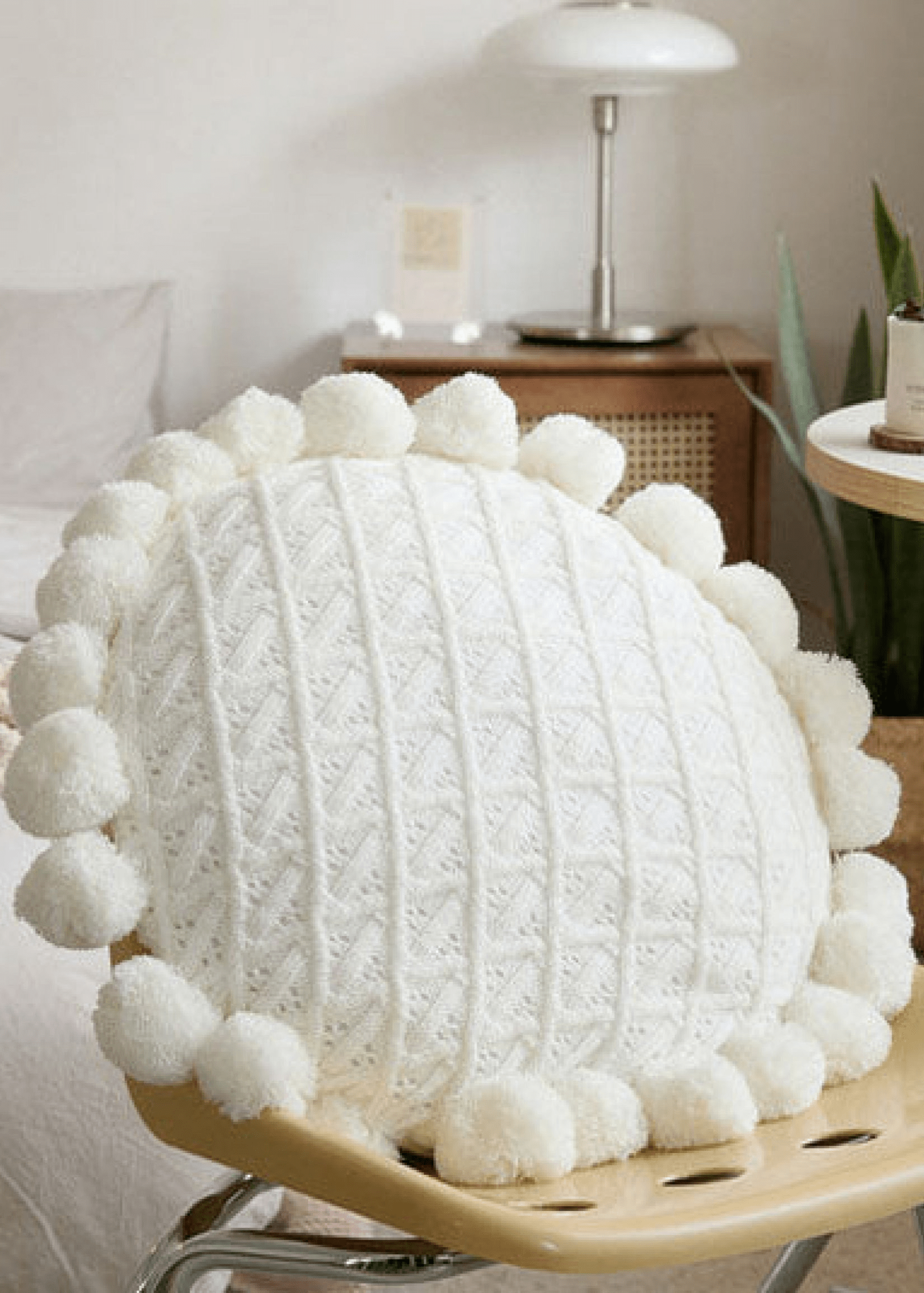  - Ever Lasting - Fuzzy Ball Round Pillow (7 Colors) - Pillow - Ever Lasting