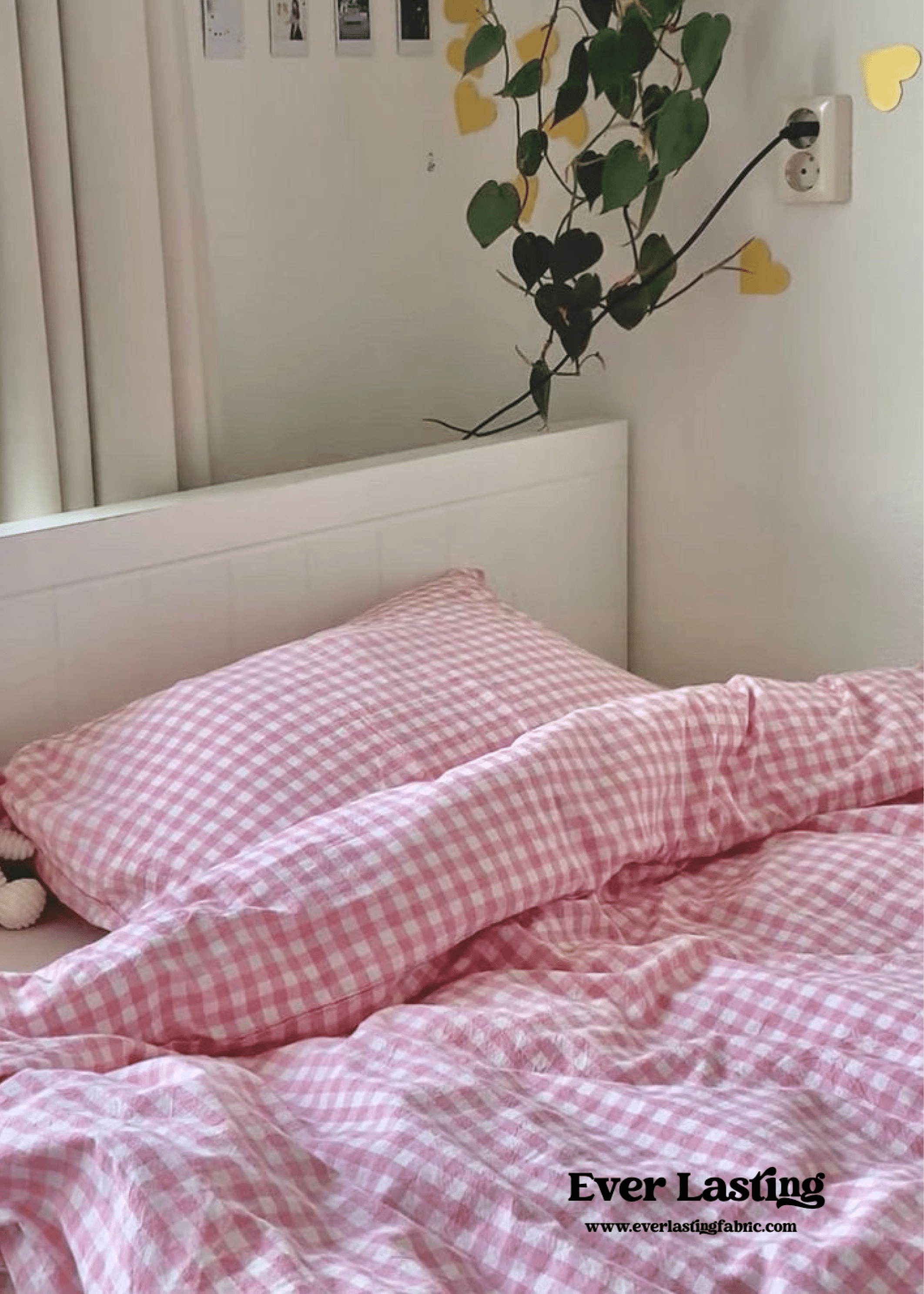  - Ever Lasting - Gingham Bedding Set / Red - Bedding Set - Ever Lasting