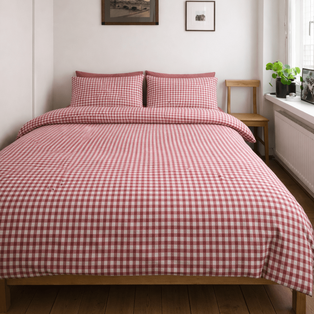  - Ever Lasting - Gingham Small Room Duvet Cover / (2 Colors) - Duvet Cover - Ever Lasting