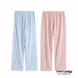 Soft Cotton Gingham Pajama Pants