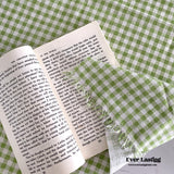 Gingham Table Cloth Picnic Blanket / Green Homeware