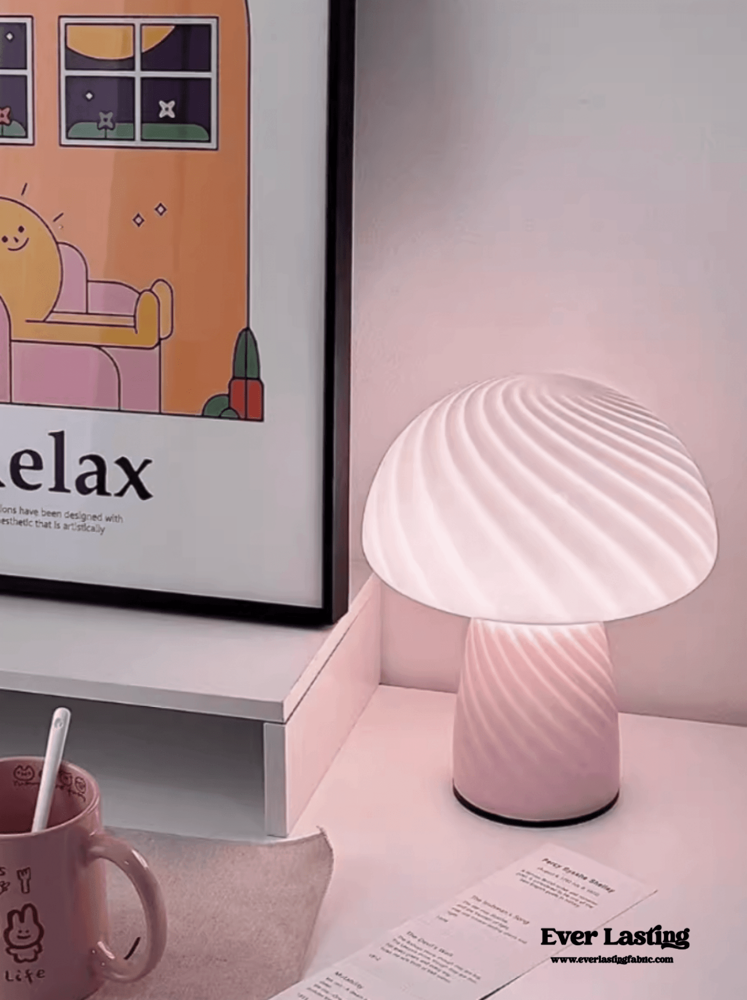 Glossy Mushroom Desk Lamp (3 Colors) - Ever Lasting