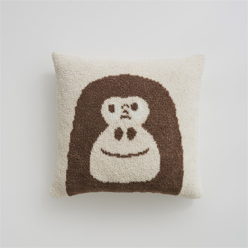 Go Chimpanzee Blanket & Pillows / Brown Face Pillowcase Blankets