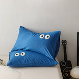 Googly Eyes Pillowcases (8 Colors) Blue