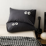 Googly Eyes Pillowcases (8 Colors) Gray