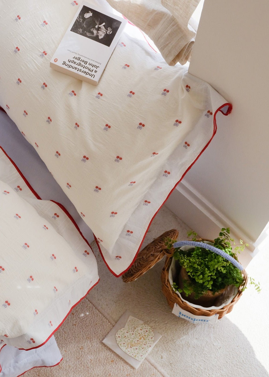 -Ever Lasting - Grace Floral Jacquard Bedding Set / Yellow -Bedding Set -Ever Lasting