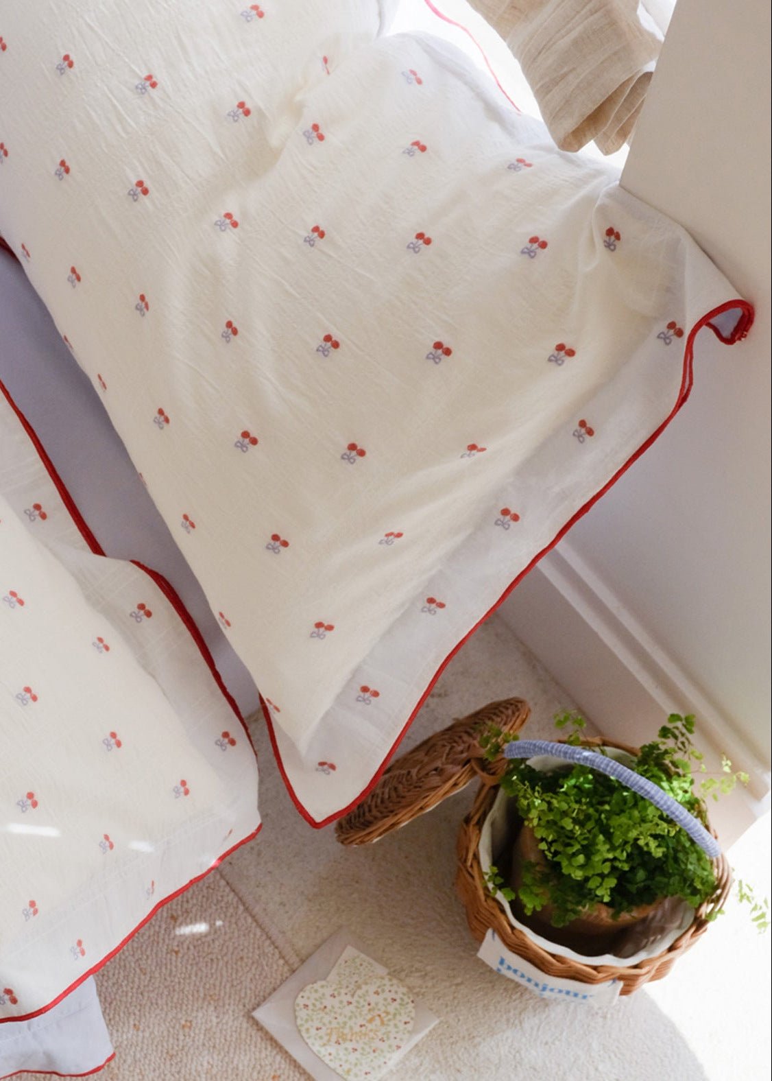 -Ever Lasting - Grace Floral Jacquard Bedding Set / Yellow -Bedding Set -Ever Lasting