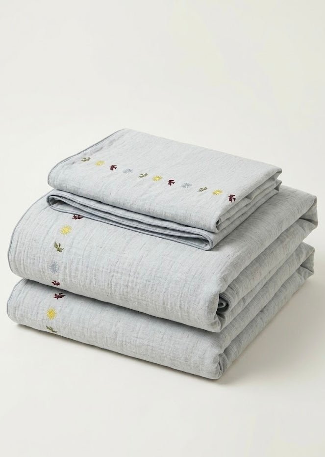  - Ever Lasting - Gracie Embroidered Bedding Bundle - Bedding Bundle - Ever Lasting