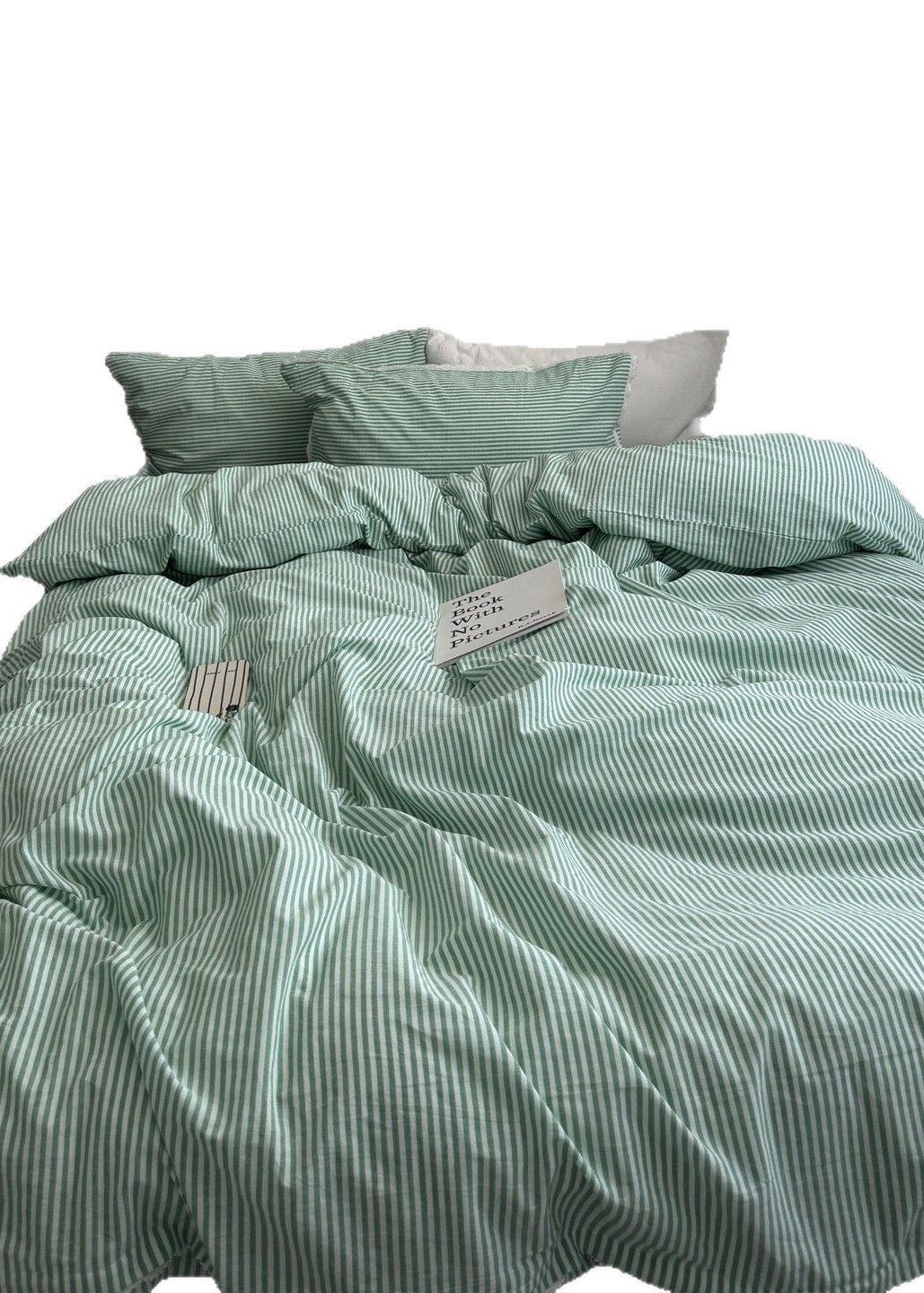 -Ever Lasting - Hadley Striped Bedding Set / Green -Bedding Set -Ever Lasting