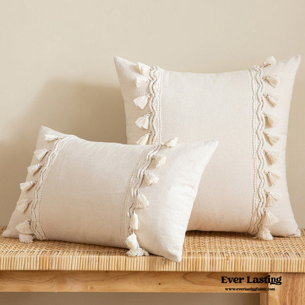 Hand Tufted Boho Pillow Cover & Cushion (5 Styles)
