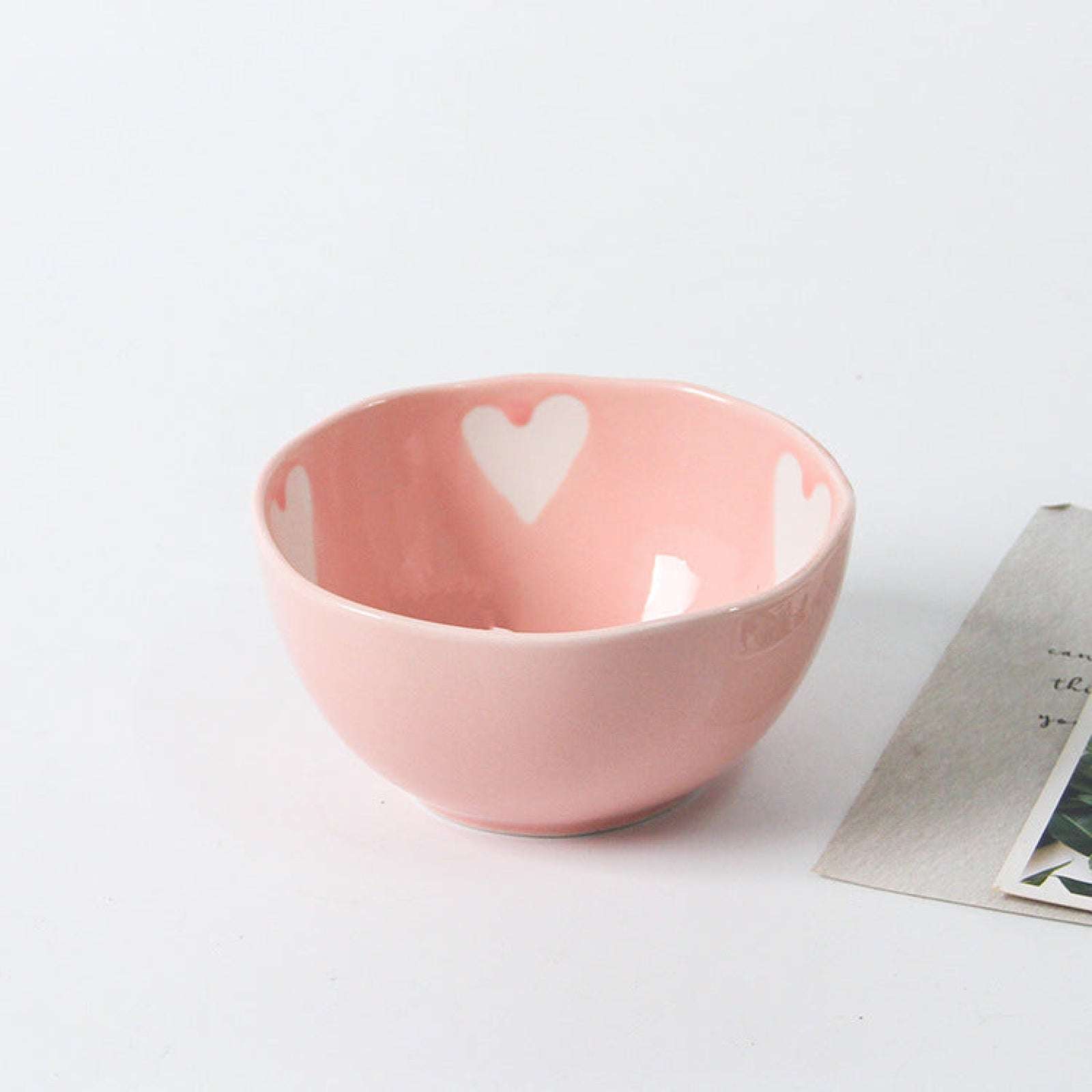 Cheapest 8 pc shabby chic pink hearts melamine bowls !