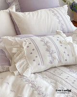 Embroidered French Lace Decorative Pillow