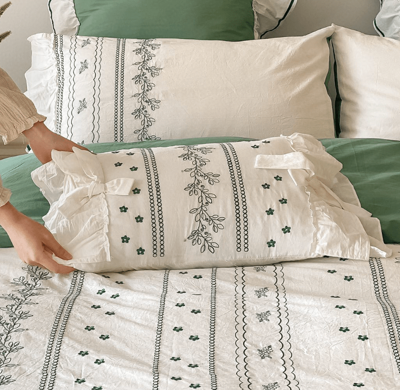  - Ever Lasting - Handmade Embroidered French Lace Decorative Pillow - Pillow - Ever Lasting