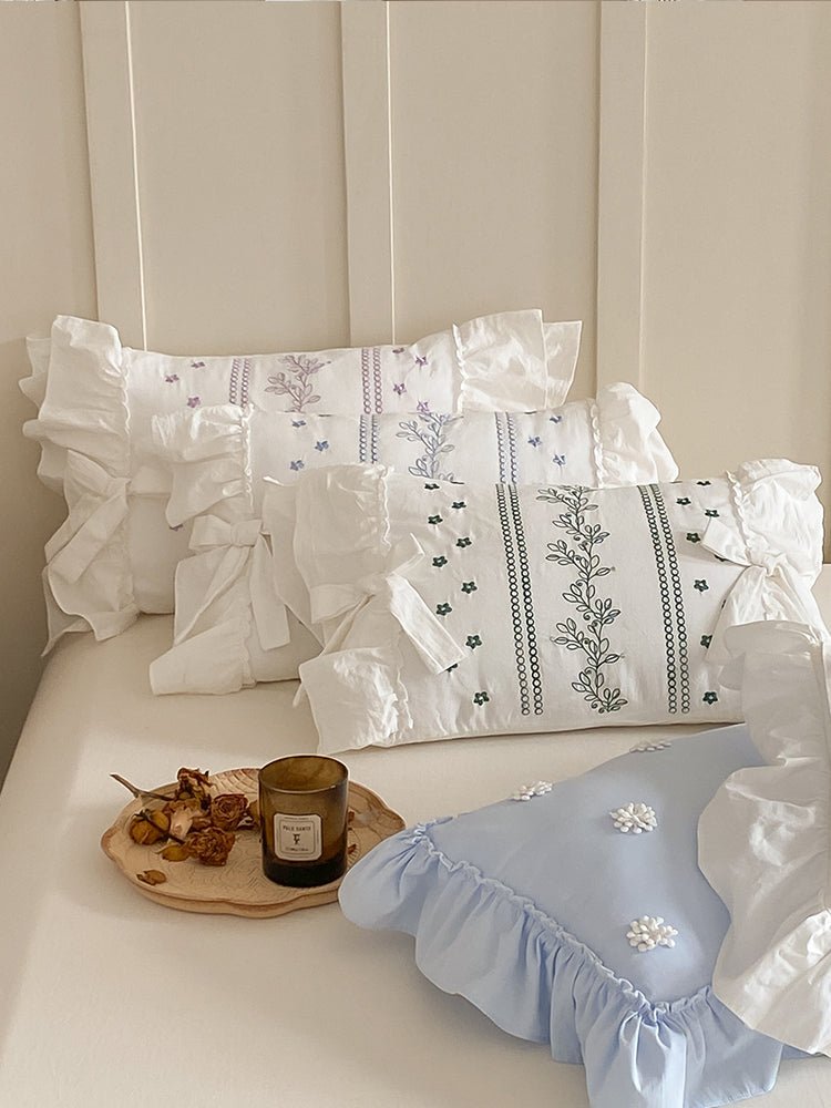  - Ever Lasting - Handmade Embroidered French Lace Decorative Pillow - Pillow - Ever Lasting