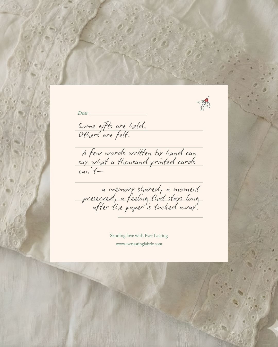  - Ever Lasting - Handwritten Gift Note & Gift Wrapping - Gift Wrap - Ever Lasting