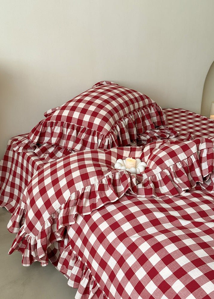 Hattie Gingham Ruffle Bedding Bundle - Ever Lasting
