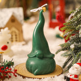 Holiday Handmade Candle Gift Box Set Elves - Green Decor