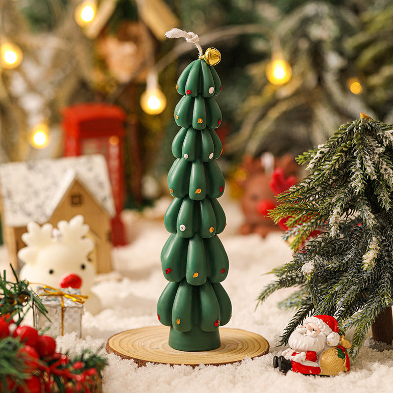 Holiday Handmade Candle Gift Box Set Gooey Tree - Green Decor