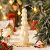 Holiday Handmade Candle Gift Box Set Gooey Tree - White Decor
