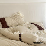 Hot Cocoa Ruffle Bedding Set