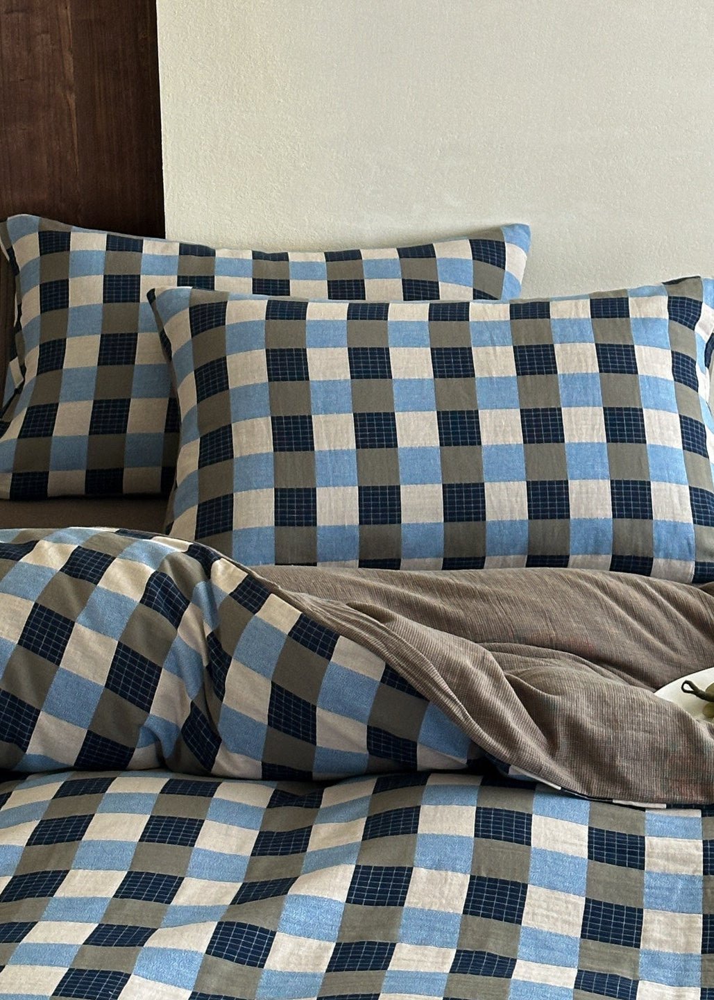  - Ever Lasting - Isabella Gingham Jacquard Bedding Bundle - Bedding Bundle - Ever Lasting