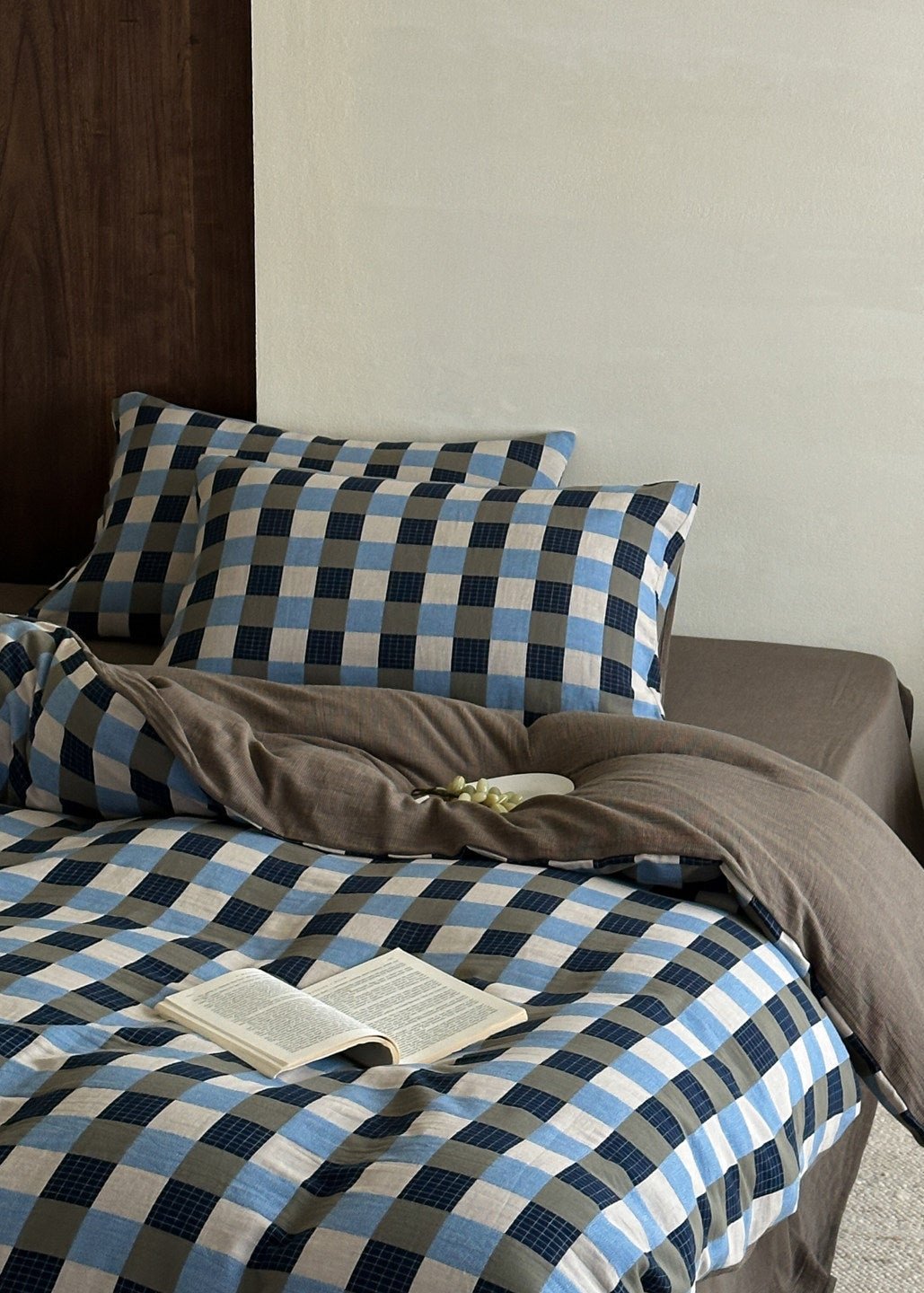  - Ever Lasting - Isabella Gingham Jacquard Bedding Bundle - Bedding Bundle - Ever Lasting