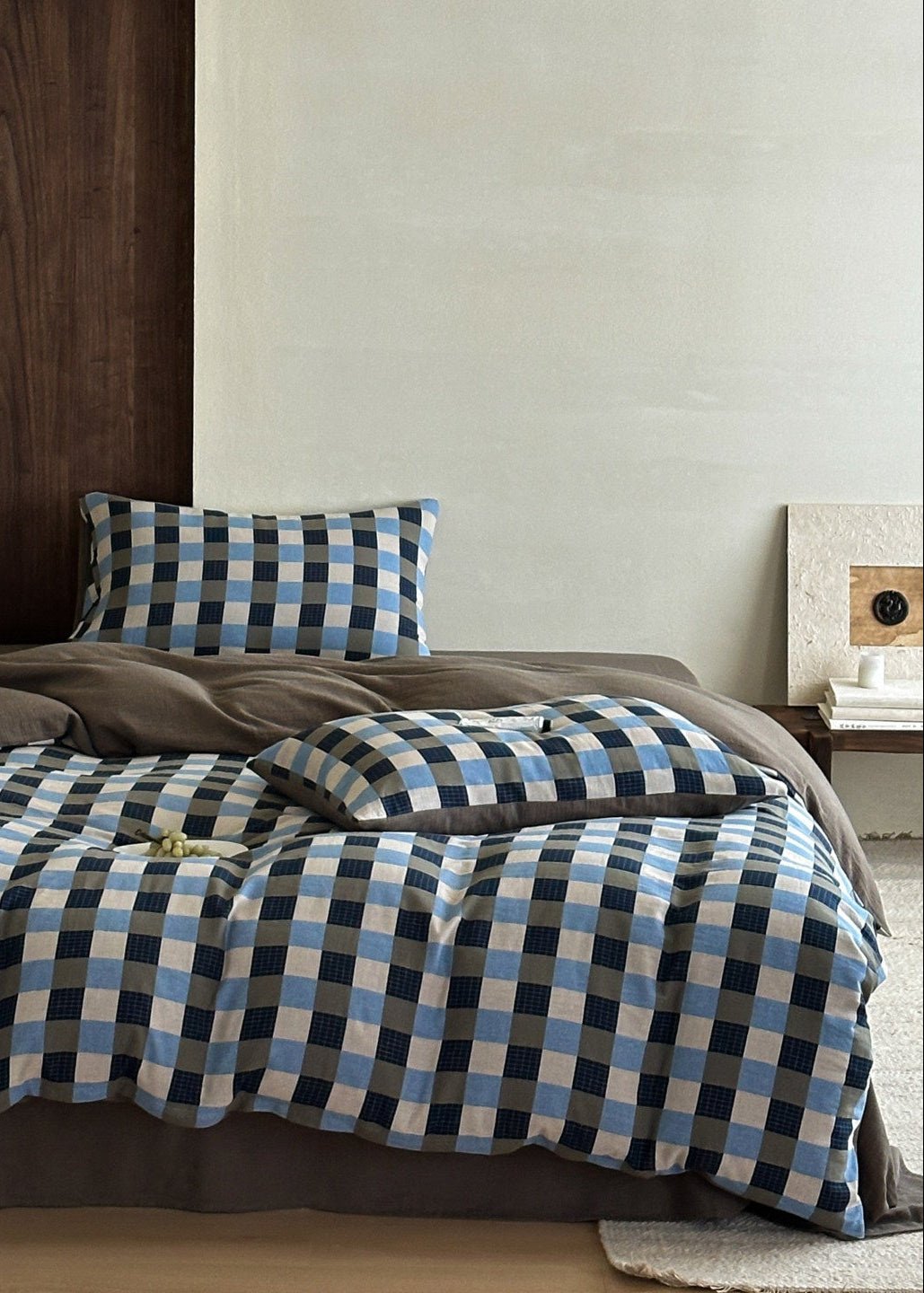  - Ever Lasting - Isabella Gingham Jacquard Bedding Bundle - Bedding Bundle - Ever Lasting
