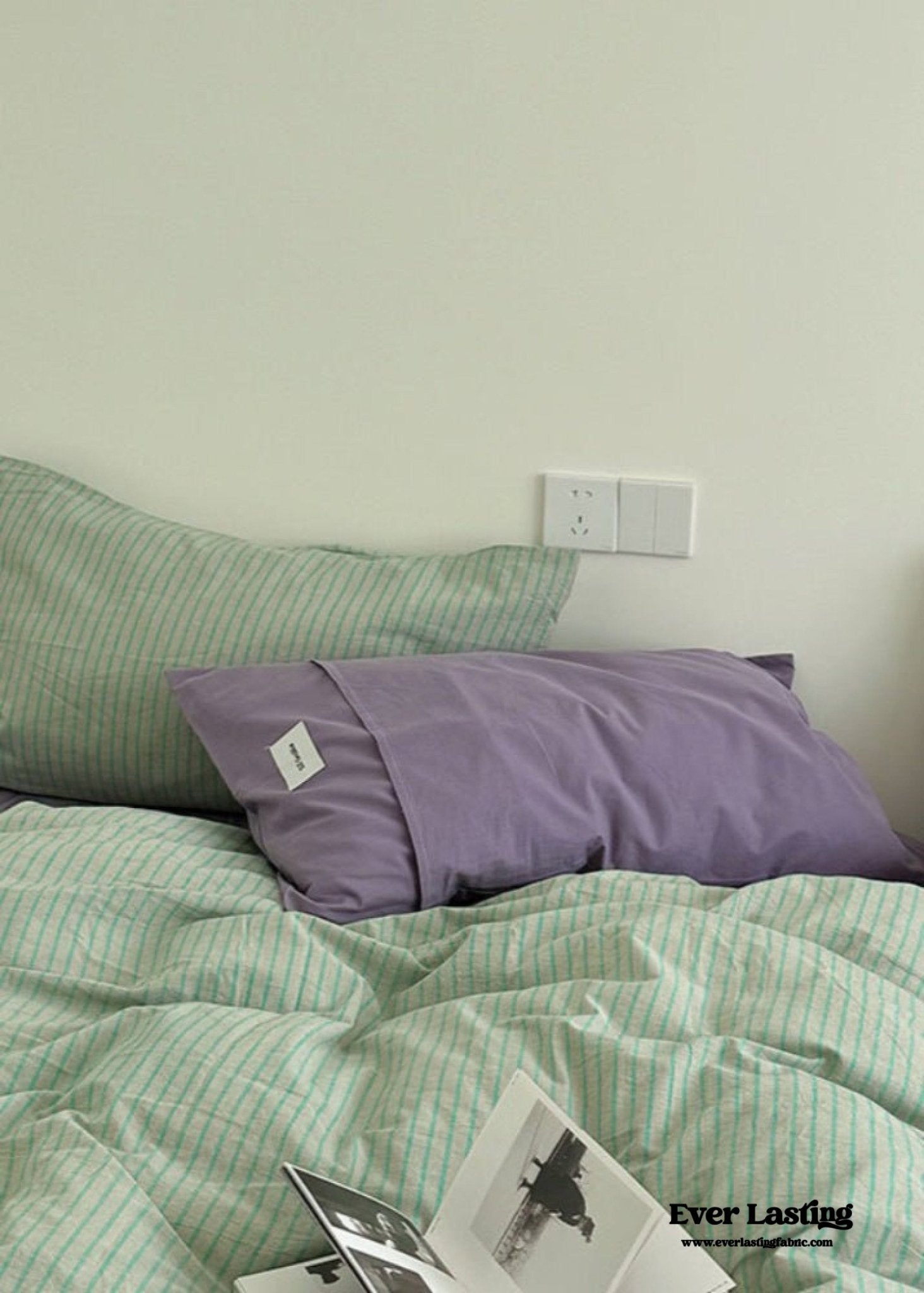 James Striped Bedding Set / Blue - Ever Lasting