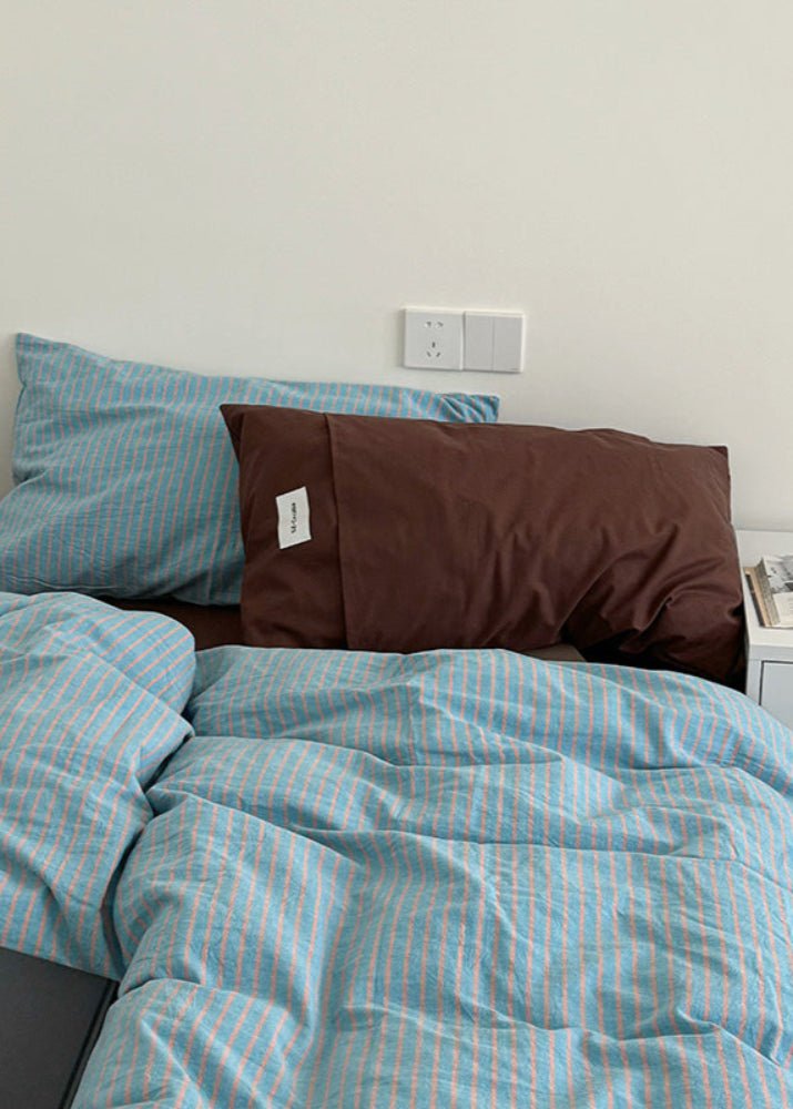 James Striped Bedding Set / Green - Ever Lasting