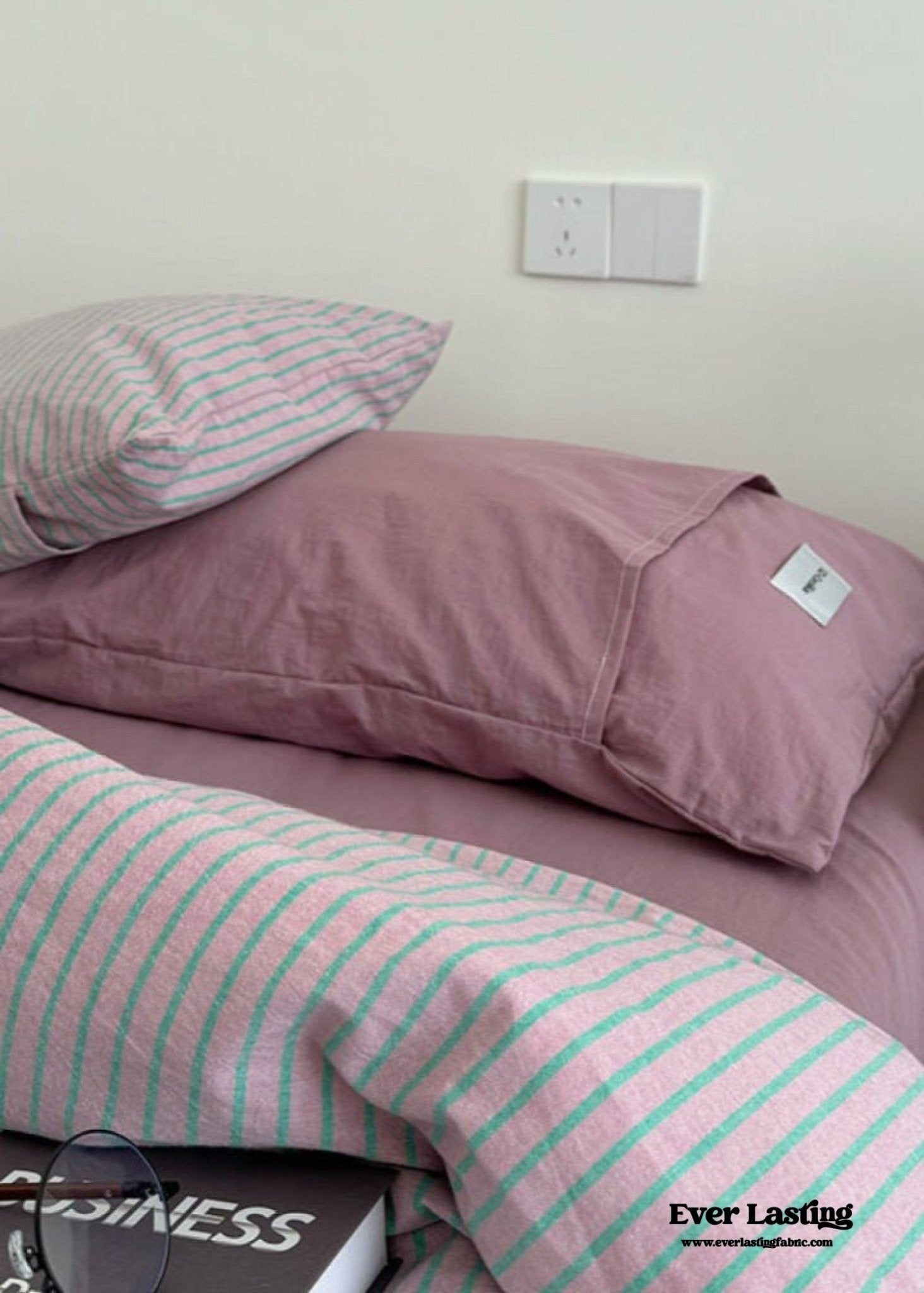 James Striped Bedding Set / Yellow - Ever Lasting