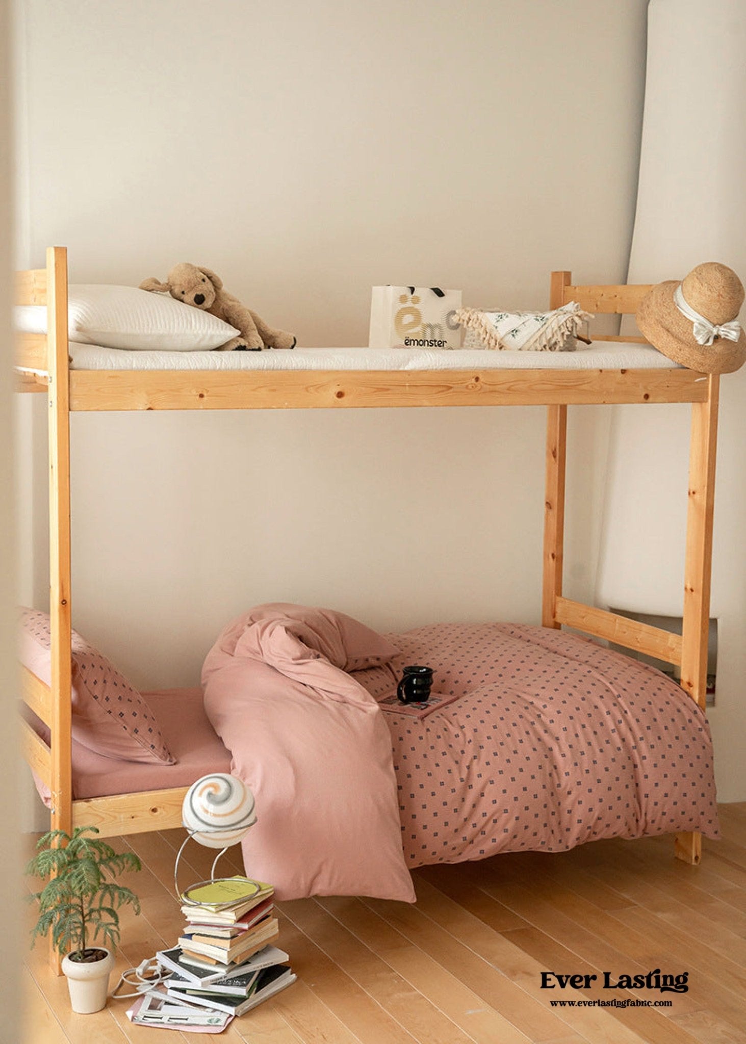 Jersey Knit Boho Twin Dorm Bedding Set / Burnt Orange - Ever Lasting