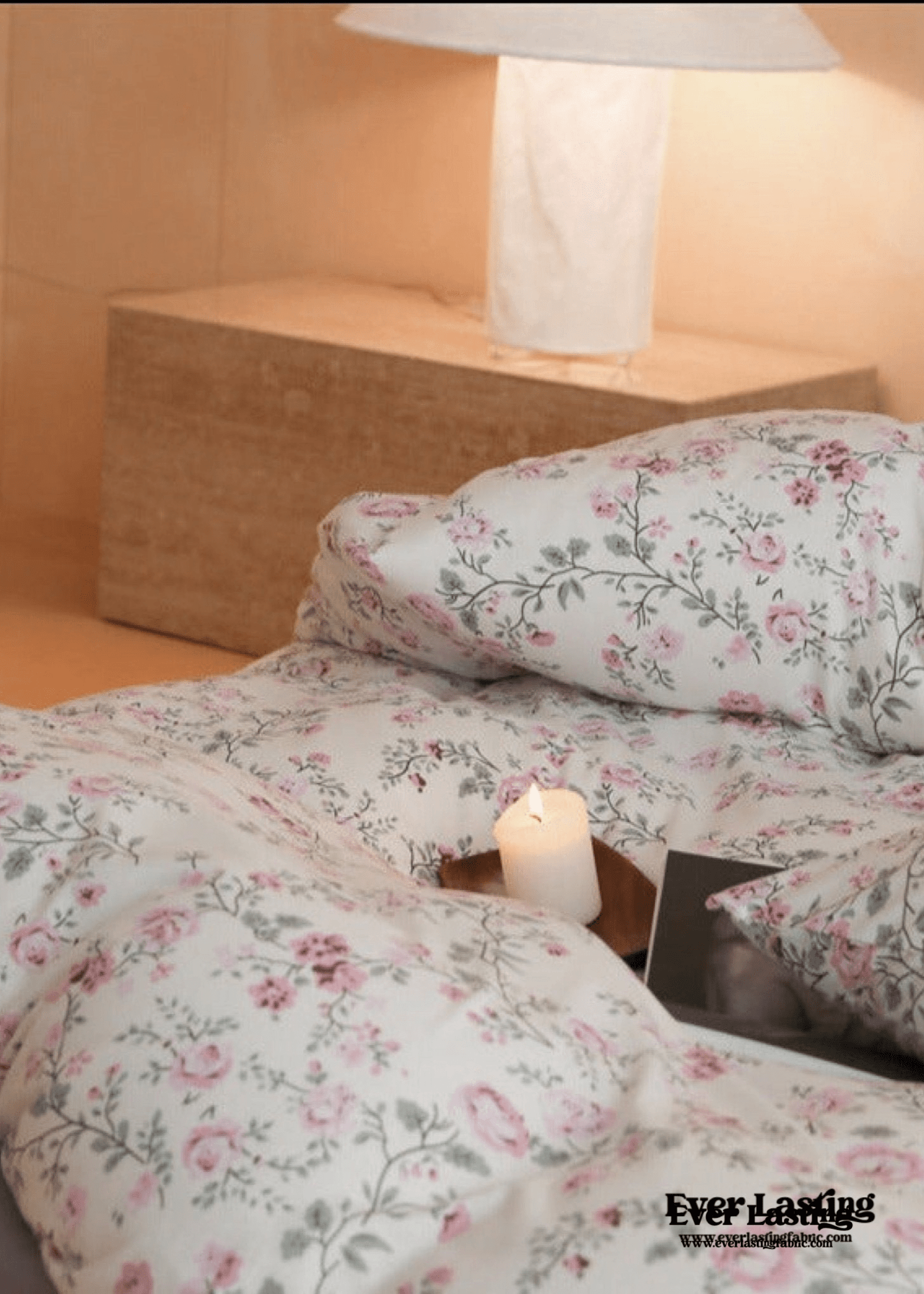 Jersey Knit Cotton Floral Bedding Bundle - Ever Lasting